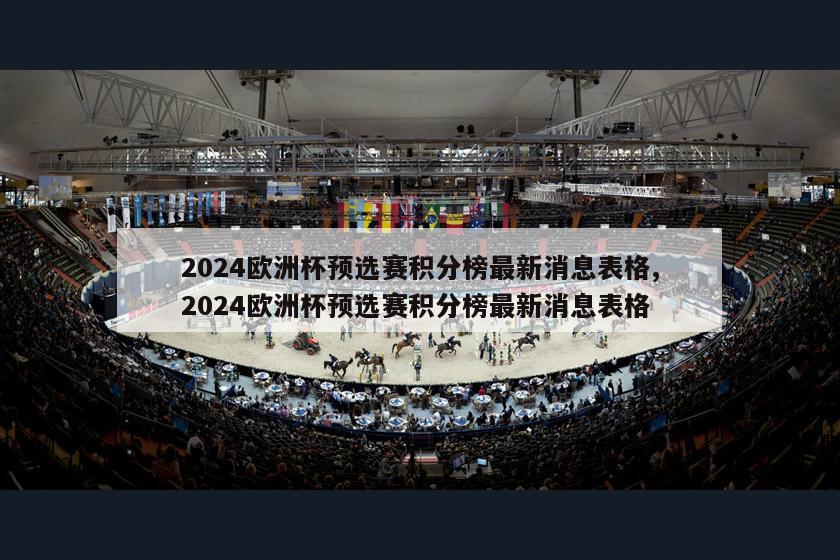 2024欧洲杯预选赛积分榜最新消息表格,2024欧洲杯预选赛积分榜最新消息表格